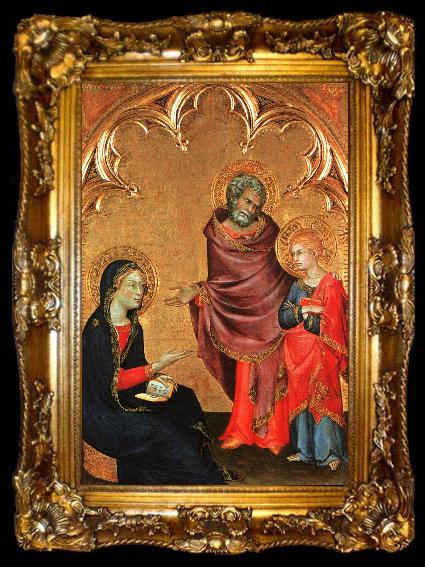 framed  Simone Martini Christ Discovered in the Temple, ta009-2